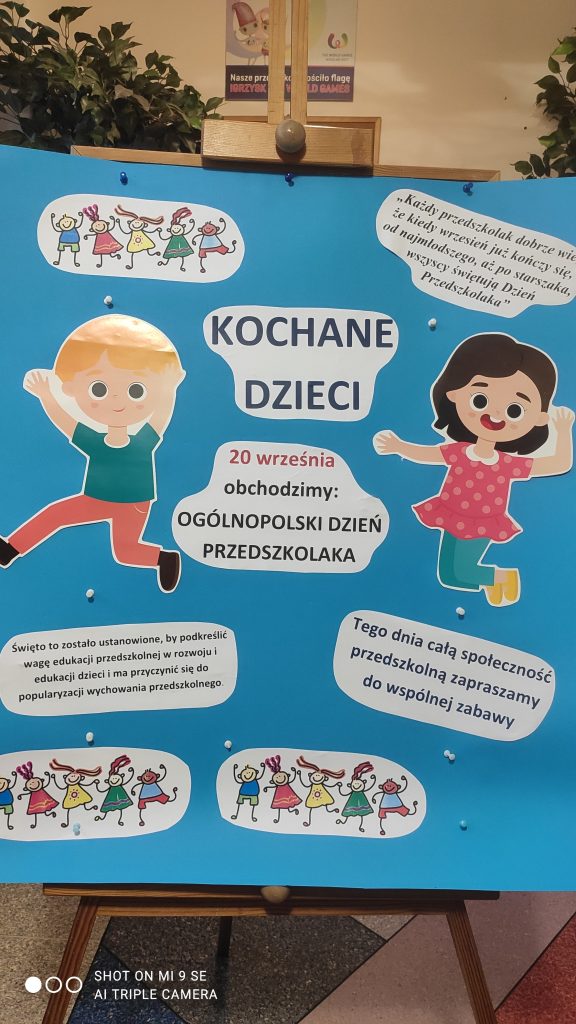 plakat - dzień przedszkolaka